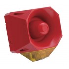Cooper Fulleon 7021122FUL-0314X Asserta Maxi Sounder Beacon - 24V -120dB - Red Base - Amber Lens